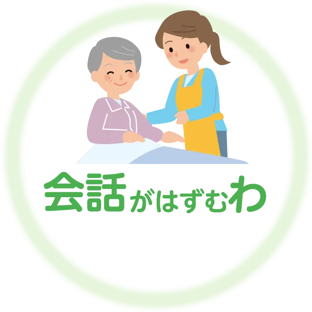 会話がはずむわ 福祉サービス